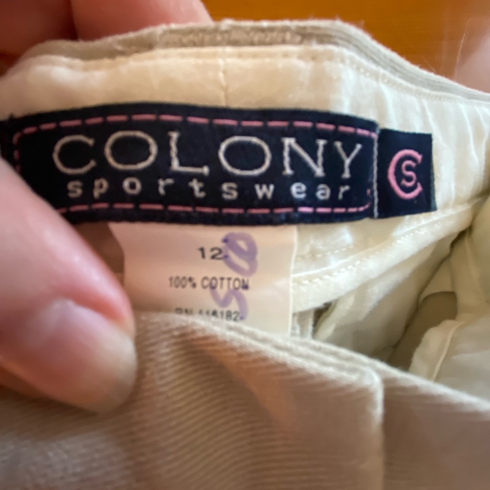 Notre Dame embroidered khaki game day cotton skirt. - Picture 8 of 9